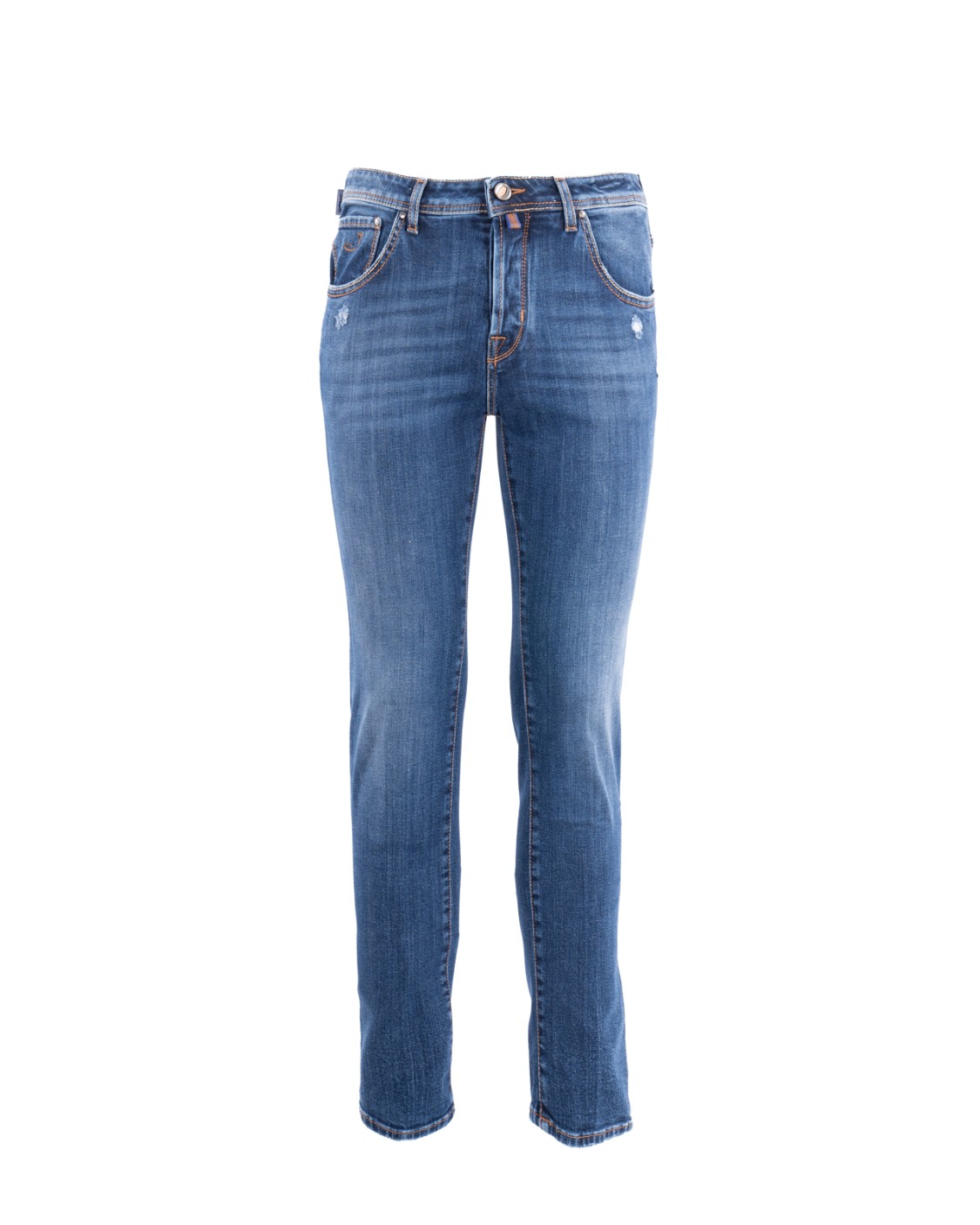 shop JACOB COHEN  Jeans: Jacob Choen jeans  a cinque tasche.
Logo ricamato sul taschino.
Passanti al punto vita.
Chiusura con bottoni.
Bottone con logo a rilievo e finitura rame.
Patta interna ricamata con nome del pantalone e citazione del fondatore.
Salpa in cavallino con logo ricamato in ecopelle dal colore a contrasto.
Include bandana con stampa maiolica e rocchetto di filo
Profumati con l’esclusiva fragranza Jacob Cohën.
Composizione: 65% poliestere, 35% cotone.
Made in Italy.. S4071-923D number 301068